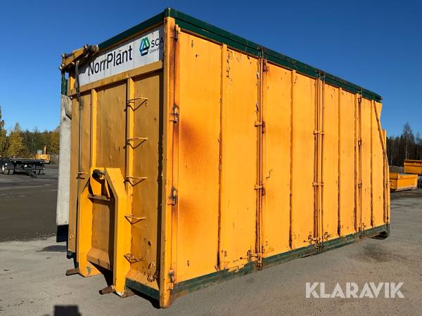 Lastväxlarcontainer med krankonsol
