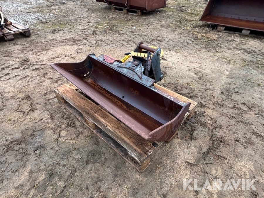 Planeringsskopa Cangini SQN 41 A L.1200 med tiltfäste S40