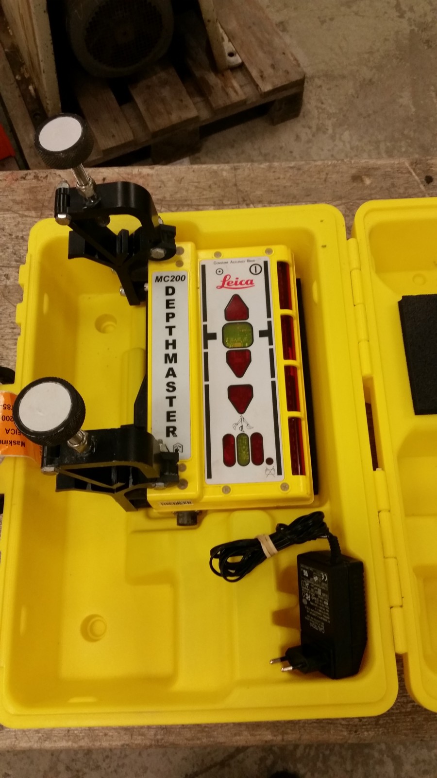 Maskinmottagare för laser