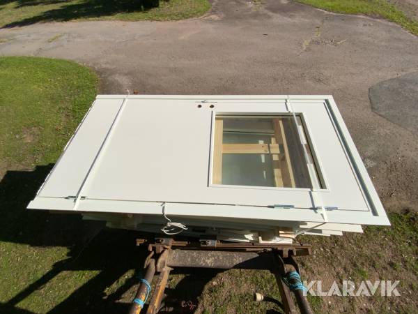 Innerdörr med stålkarm 1st 1090x2105