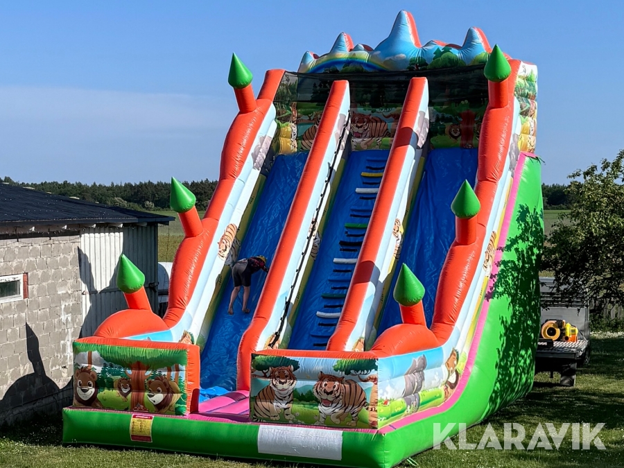 Hoppborg Tiger-slide