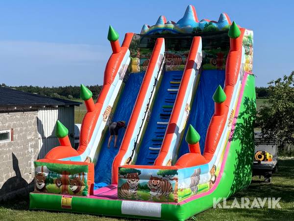 Hoppborg Tiger-slide