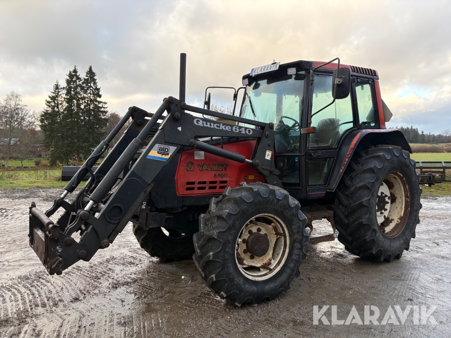 Traktor Valmet 6400 4WD, med lastare