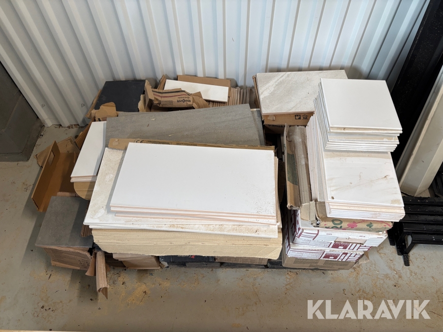 Diverse kakel och klinker 1st pall