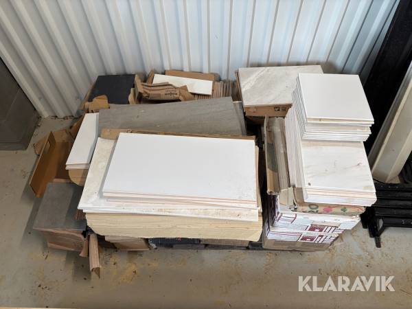 Diverse kakel och klinker 1st pall
