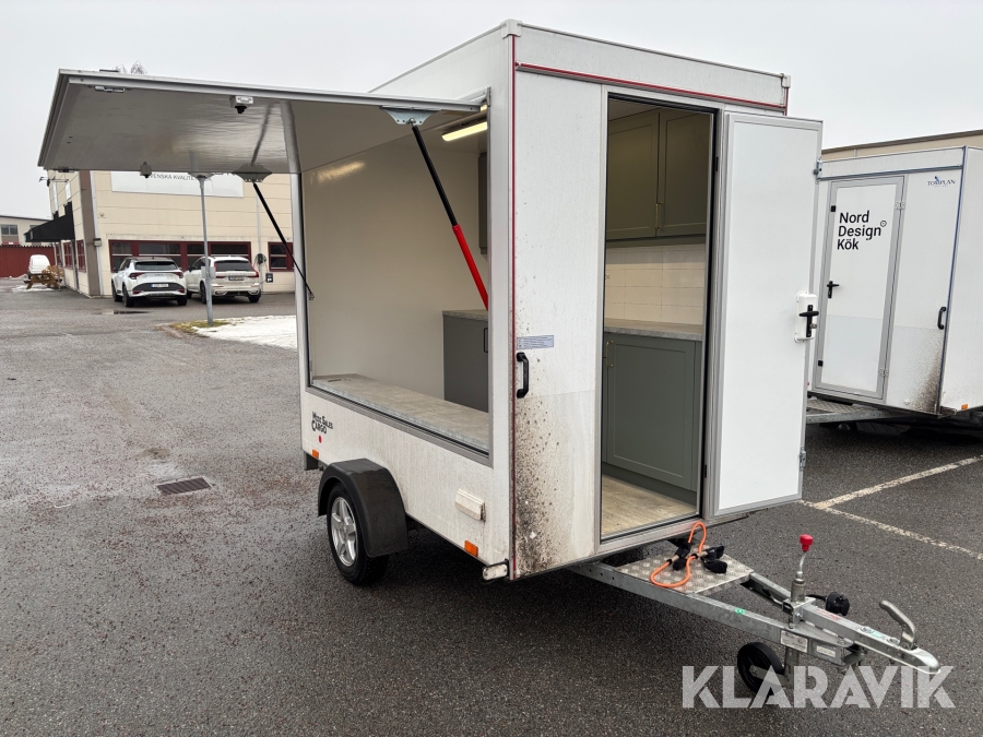 Försäljningsvagn Tomplan Knott DYT 75 inkl inredning och belysning