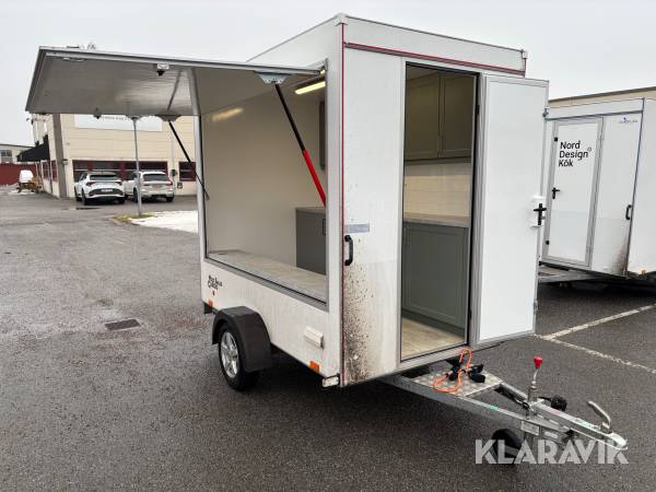 Försäljningsvagn Tomplan Knott DYT 75 inkl inredning och belysning