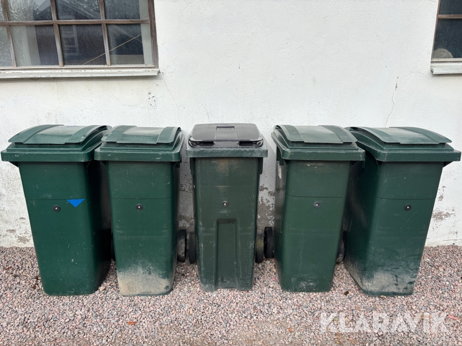 Sopkärl Plastic omnium 190Liter 5st