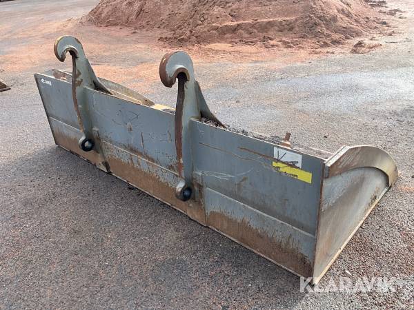 Planeringsskopa Norje med förhöjningskrage