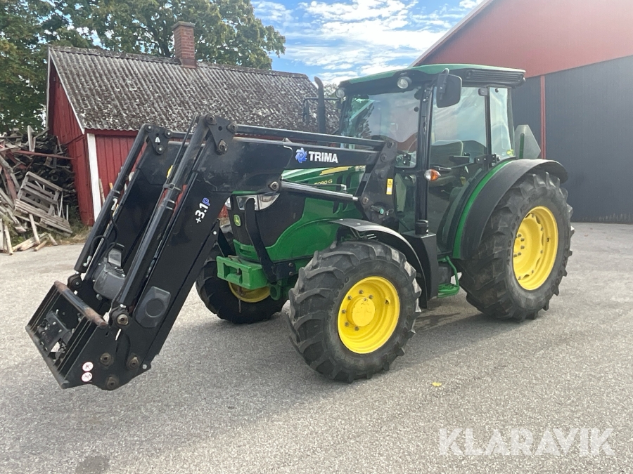 Traktor John Deere 5090G med frontlastare lågbyggd