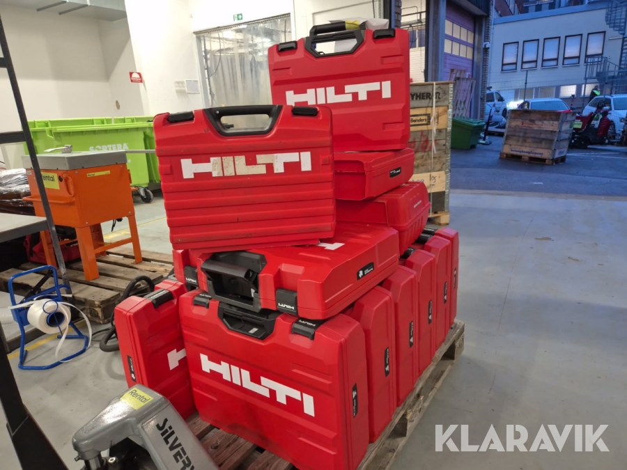 Verktygslådor Hilti blandade storlekar