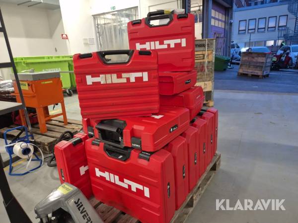 Verktygslådor Hilti blandade storlekar