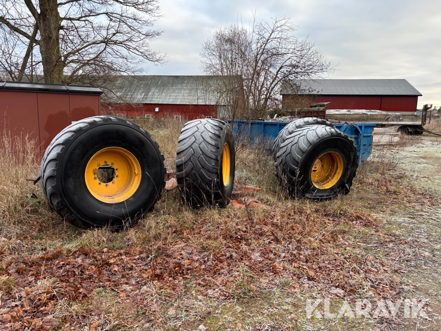 Lastmaskindäck Trelleborg 750/60R30.5 med fälg 4st