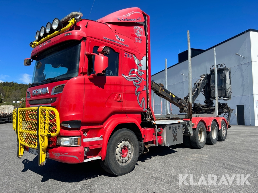Timmerbil Scania R730 Loglift B4820