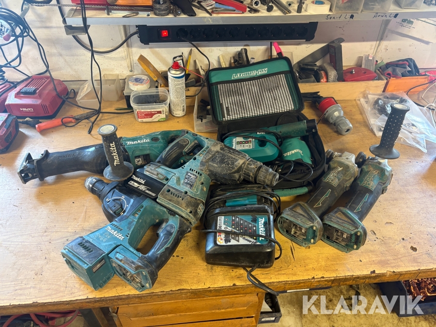 Parti handverktyg 6 st Makita
