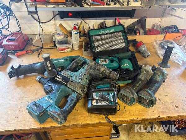 Parti handverktyg 6 st Makita