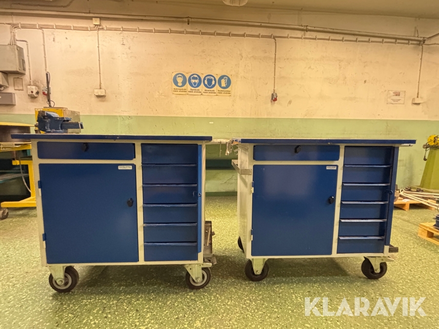 Verktygsvagn 2 st Cowabprodukter