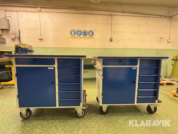 Verktygsvagn 2 st Cowabprodukter