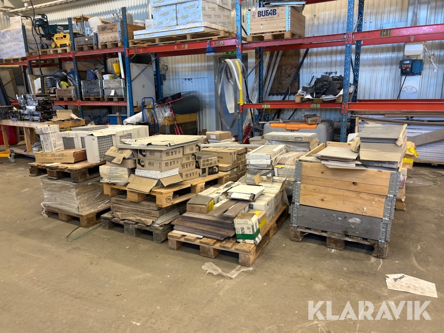 Stort parti Kakel och klinkers blandade sorter