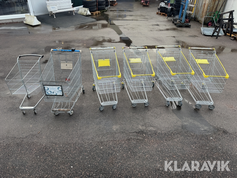 Kundvagnar 6 st