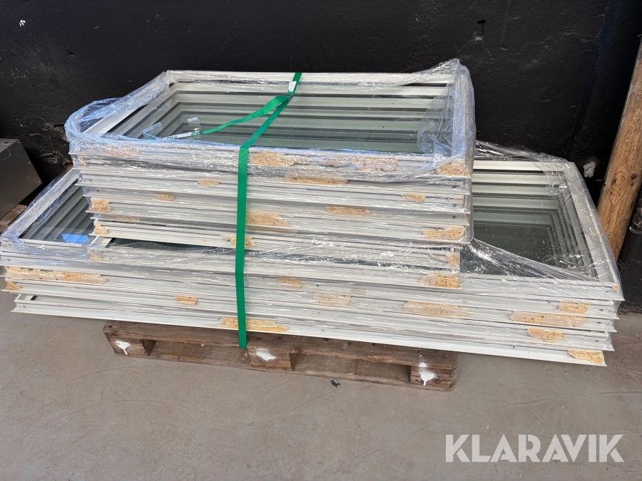 Glasparti 1155x640mm & 1955x640mm
