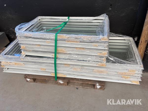 Glasparti 1155x640mm & 1955x640mm