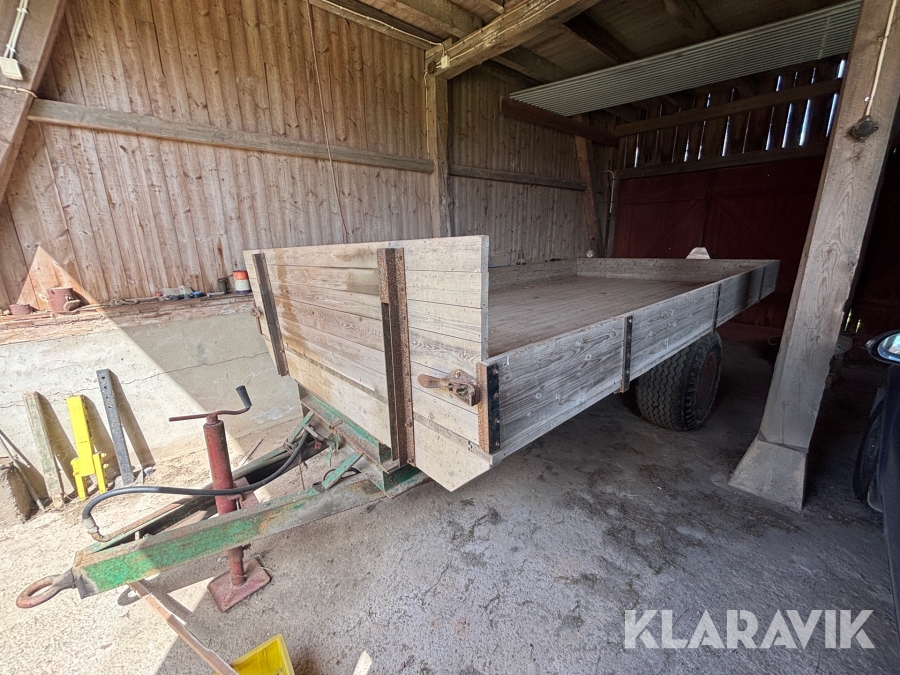 Vagn med tipp 6.5 m3 och extra lämmar