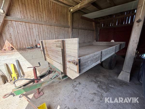 Vagn med tipp 6.5 m3 och extra lämmar