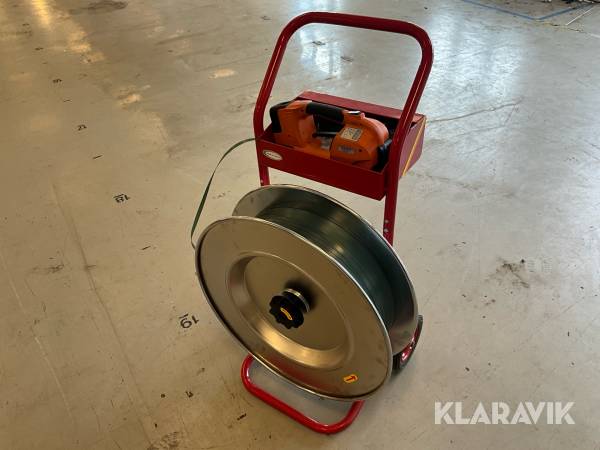 Bandare Siat GT ONE för plastband inklusive vagn och laddare
