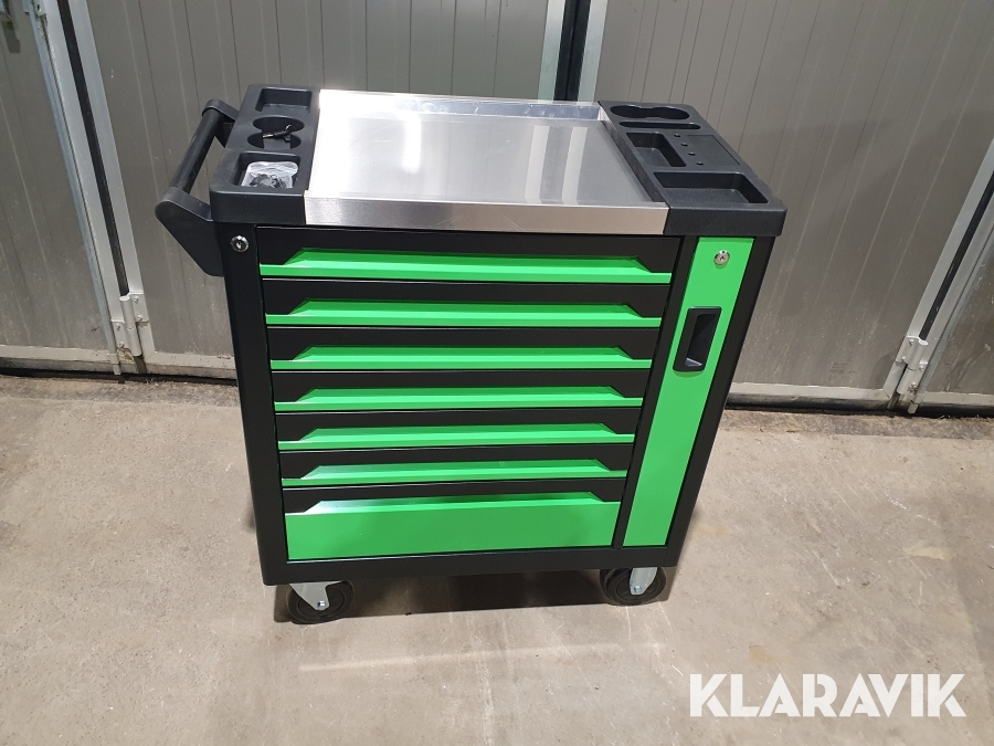 Verktygsvagn med verktyg