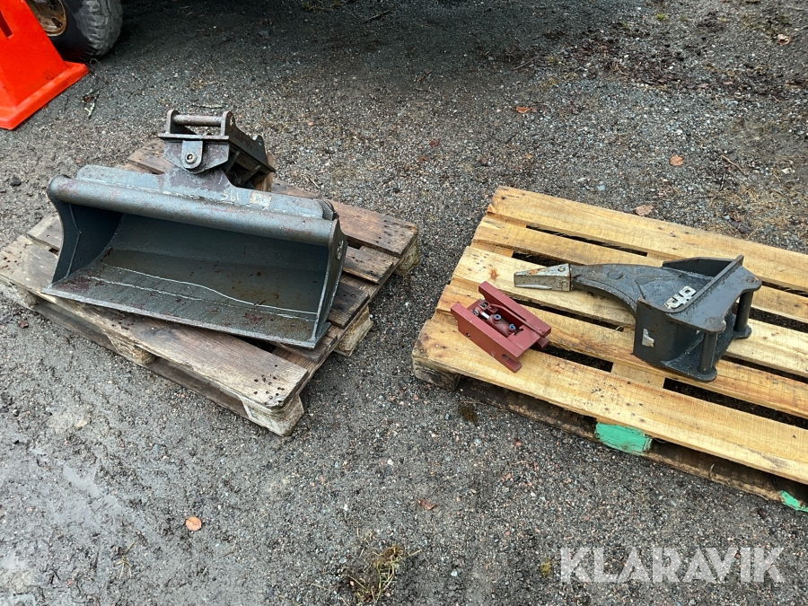 Hydraulisk planerskopa, Tjälkrok och hydrauliskt redskapsfäste S30