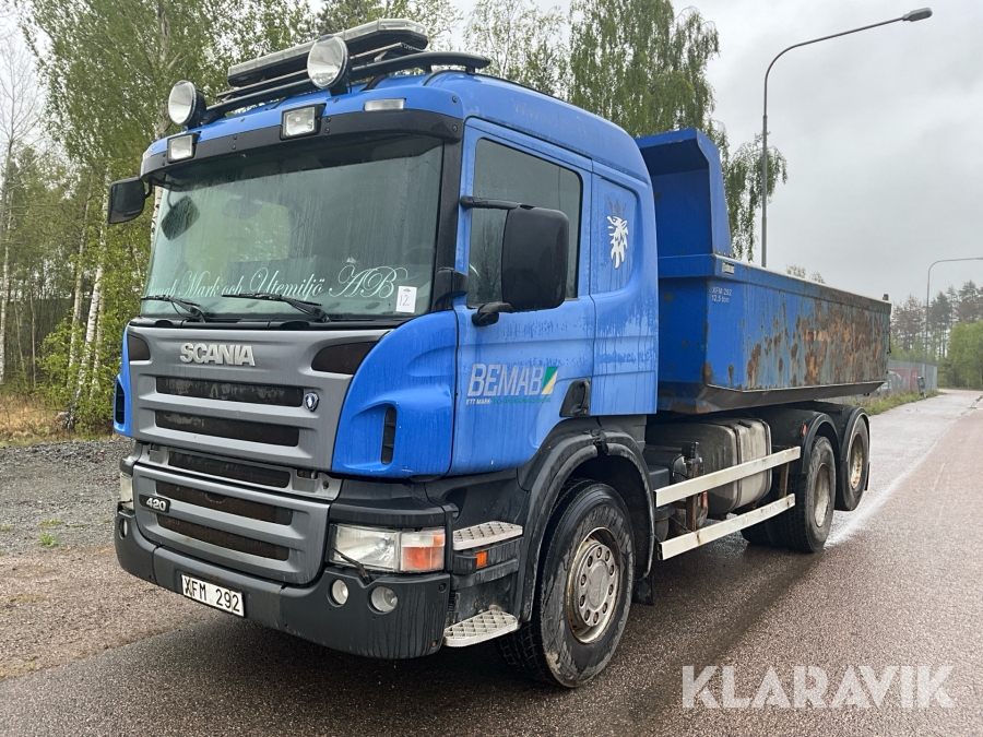 Lastbil Scania P420 6x2 tippbil