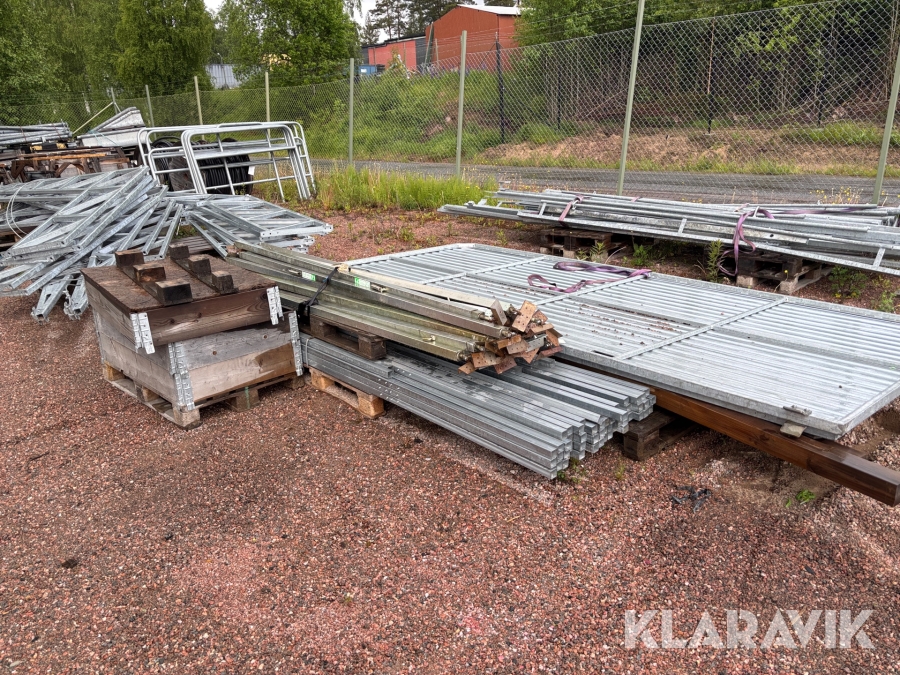 Tälthall med garageportar