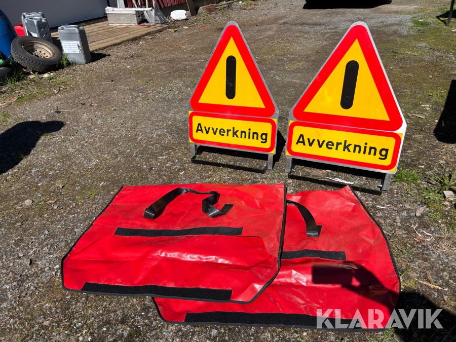 Skyltar för avverkning Skogma 2st