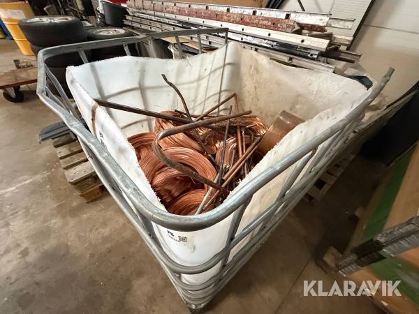 CU-koppar och kopparfärgad järntråd