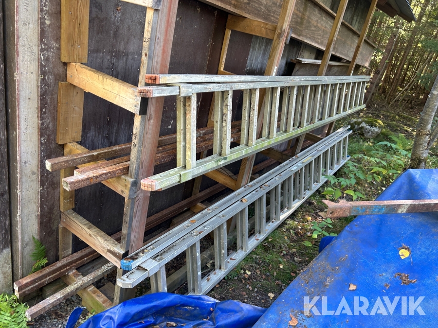 Aluminiumstegar 8m 2st