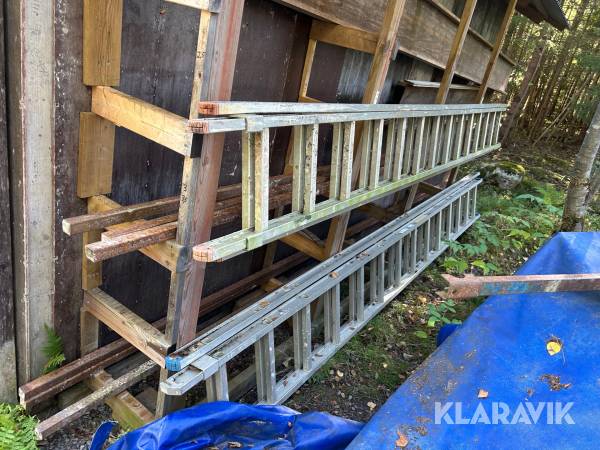 Aluminiumstegar 8m 2st