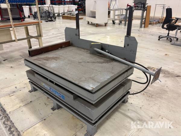 Lyftbord Marco 1000kg med vändskiva