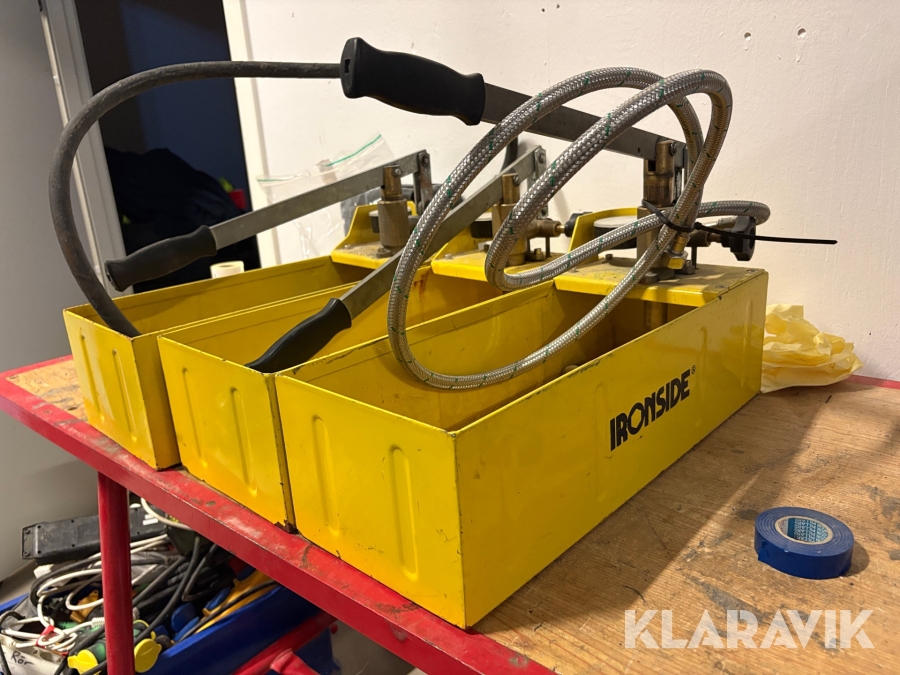 Provtryckningspumpar Ironside 3st