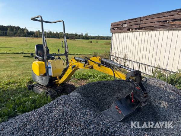 Grävmaskin Wacker Neuson 803 med maskinsläp & hydraulpumpsaggregat