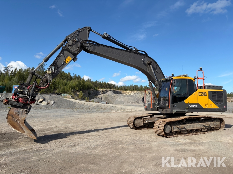 Grävmaskin Volvo EC 250 EL Rototilt/ Topcon