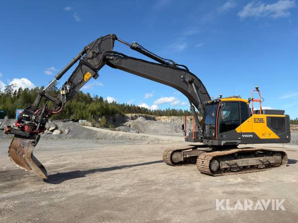 Grävmaskin Volvo EC 250 EL Rototilt/ Topcon