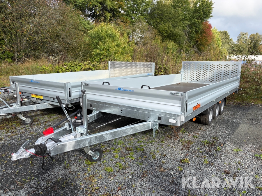 Personbilssläp Vezeko Jumbo 5150 3 axlar 10