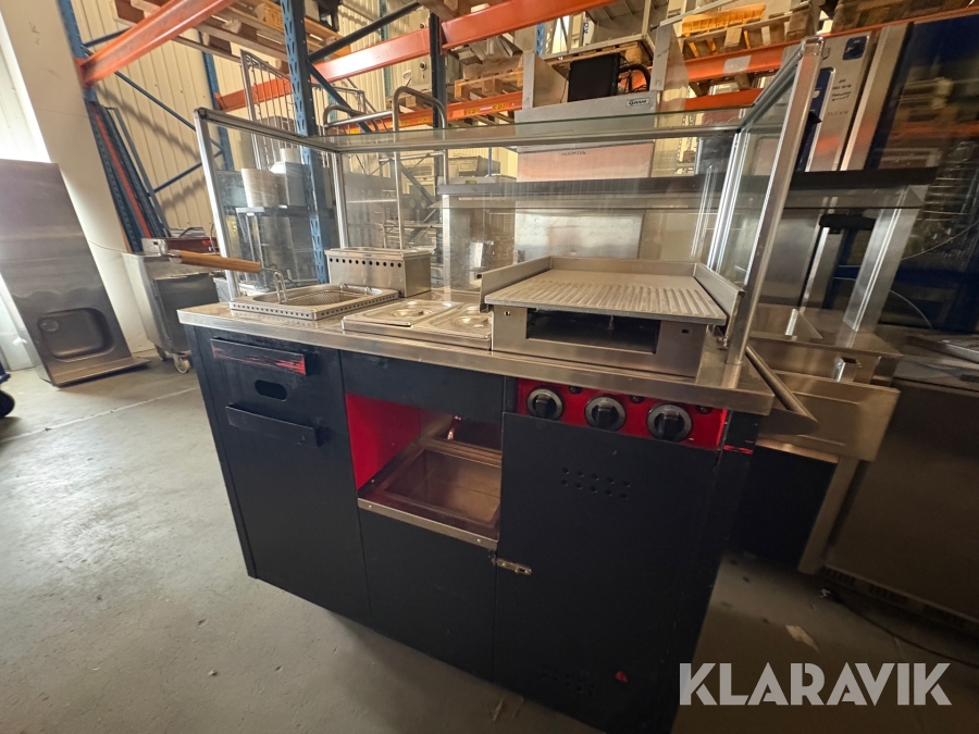 Grillvagn för gasolgrill