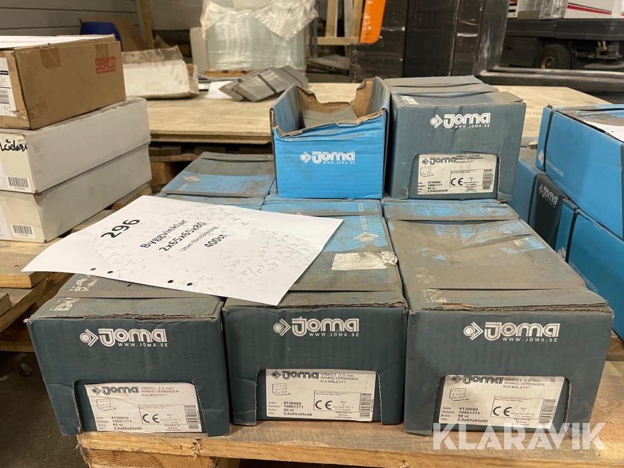 Byggvinklar 2x65x65x80 400st