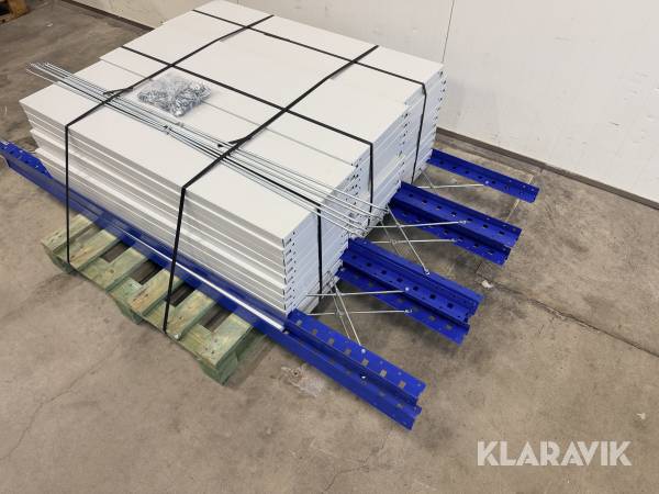 Hyllställ / Lagerhylla 4 sektioner