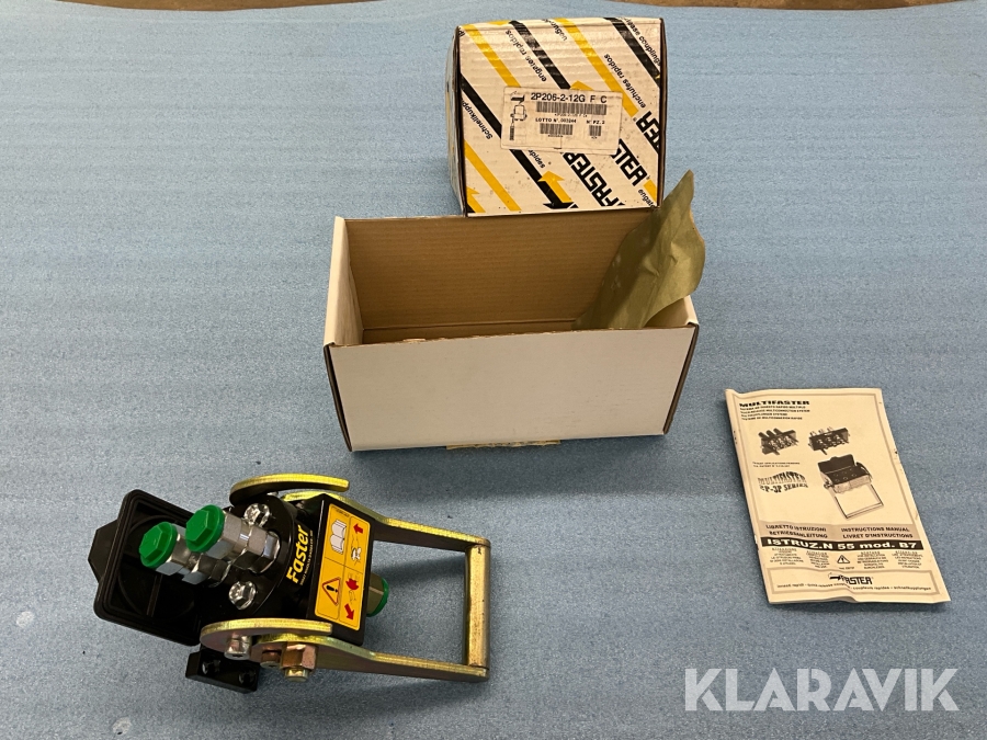 Multikoppling Faster 2P206-2-12G komplett