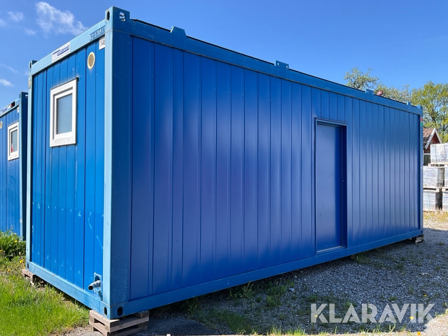 Containermodul/personalbod Containex 24 Fot med 3 duschar och omklädningsrum