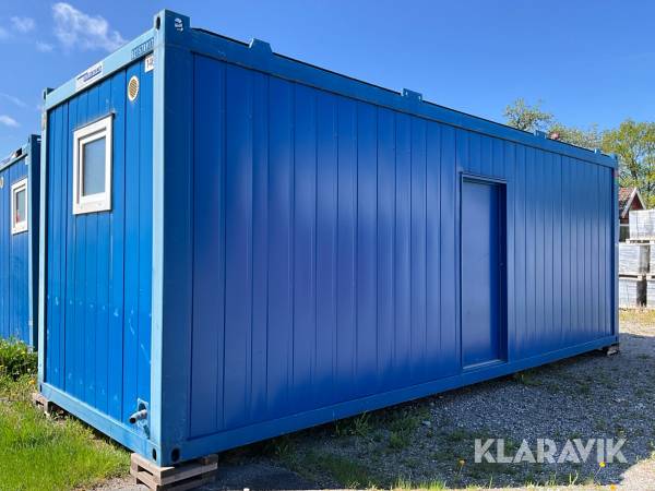 Containermodul/personalbod Containex 24 Fot med 3 duschar och omklädningsrum