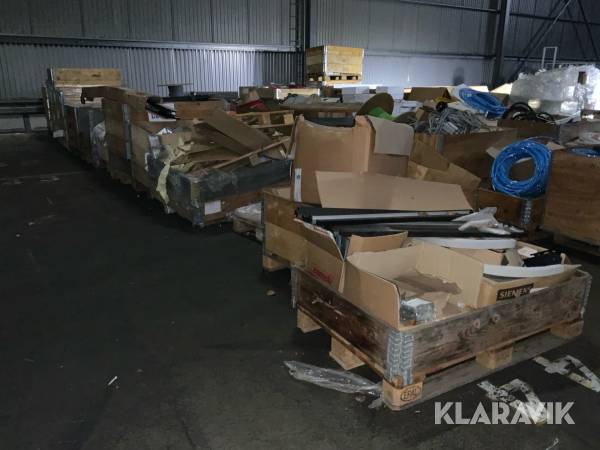 Parti industrimaterial 12st pall